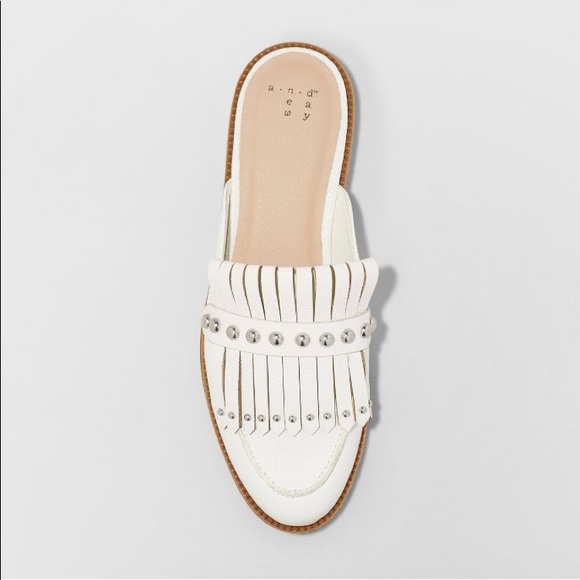 a new day Shoes - •A New Day• White Mules
